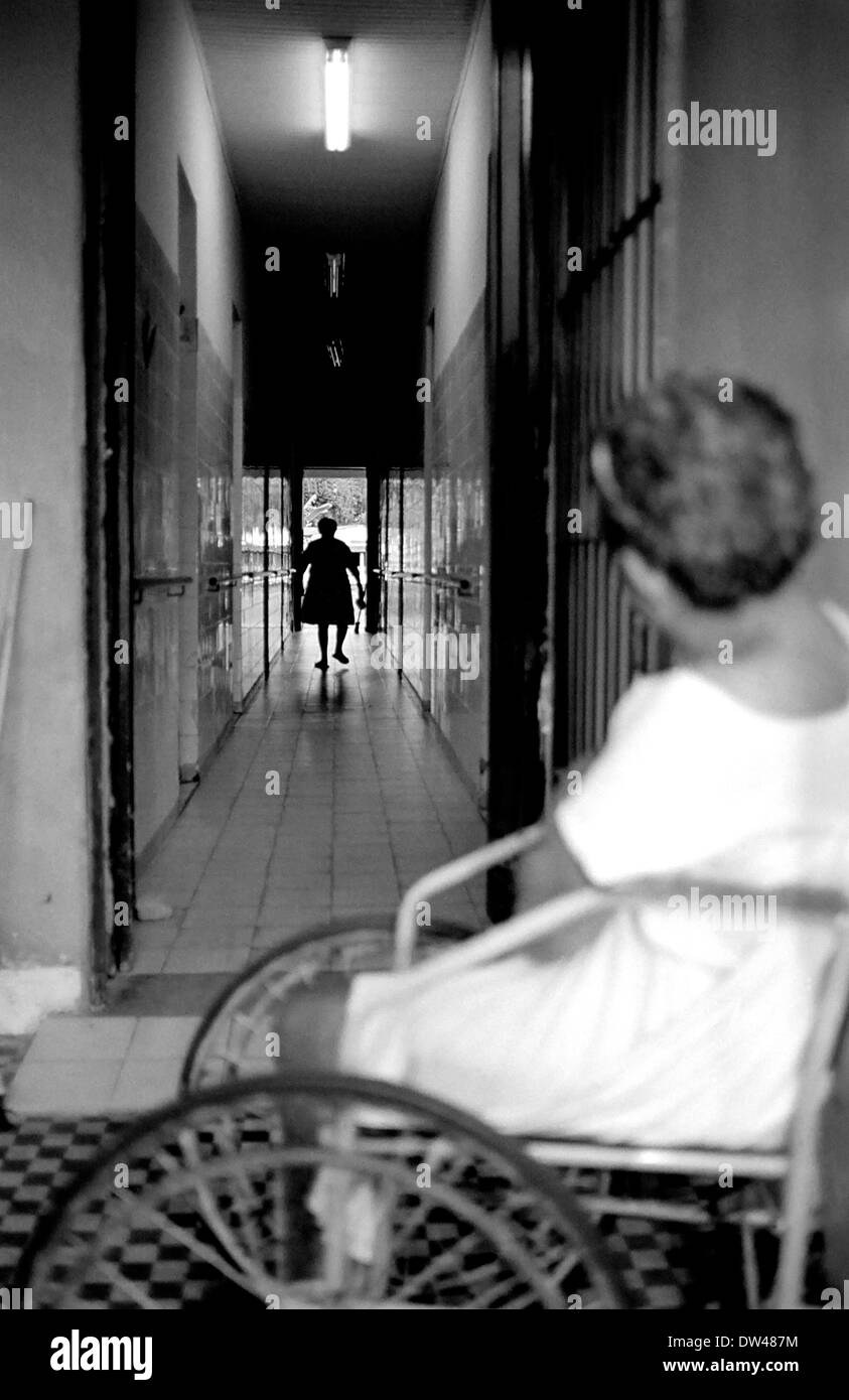 Le Brésil est le deuxième pays au monde en nombre de cas de lèpre. 40.000 nouveaux cas sont détectés chaque année. Il n'a cure Banque D'Images