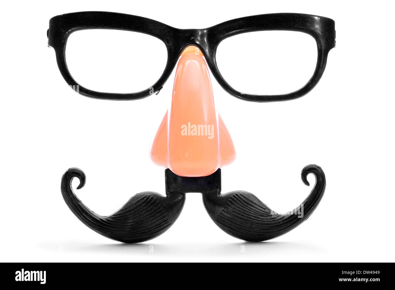 Libre d'un faux nez et des lunettes, avec moustache Photo Stock - Alamy
