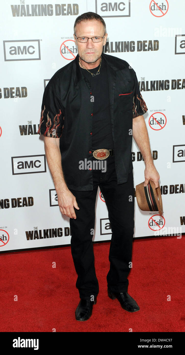 Michael Rooker 'Merle Dixon Premiere d'AMC's 'The Walking Dead' 3ème saison - Les arrivées à Universal CityWalk Los Angeles, Californie - 04.10.12 salle debout avec : Michael Rooker 'Merle Dixon Quand : 04 Oct 2012 Banque D'Images
