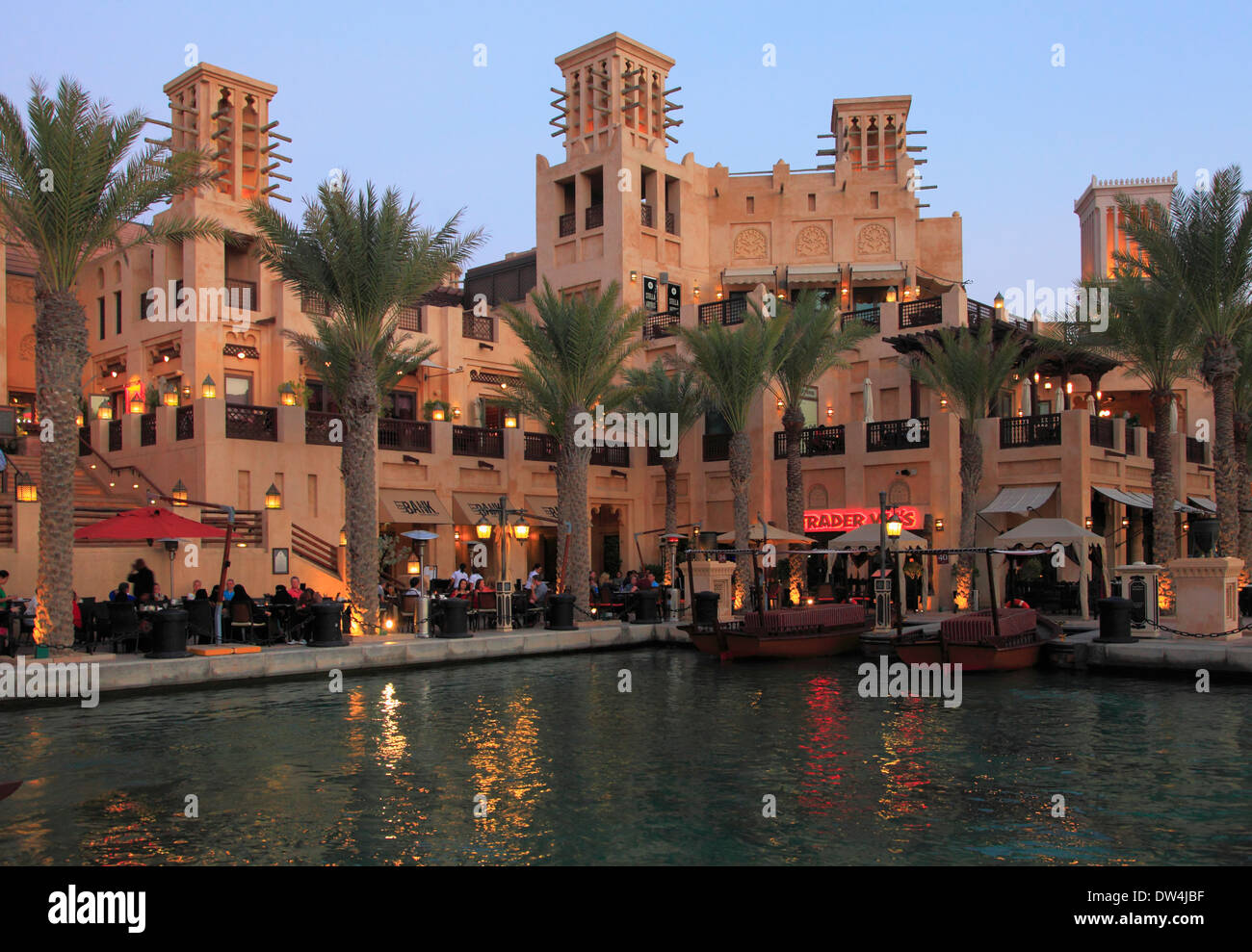 Emirats Arabes Unis, Dubai, le Souk de Madinat Jumeirah, Banque D'Images
