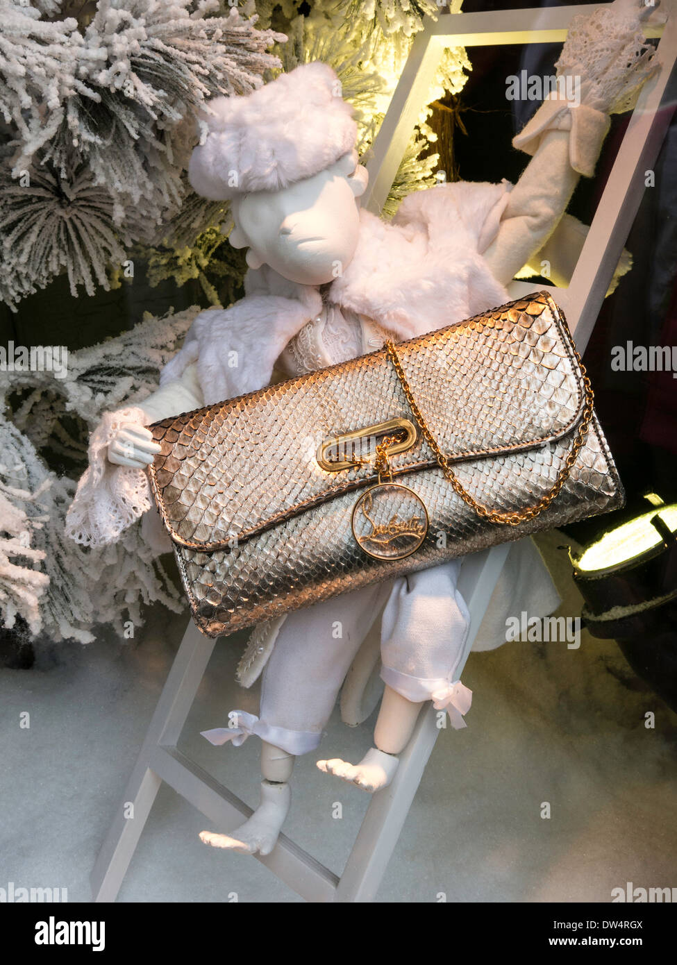 Bergdorf Goodman Department Store Window display, NYC Banque D'Images Bergdorf Goodman Department Store Window display, NYC Banque D'Images