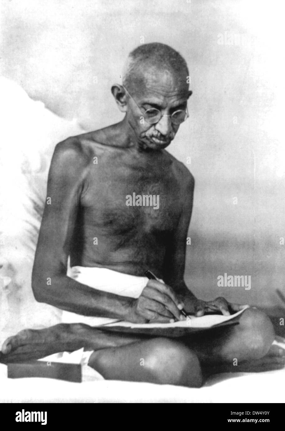 MAHATMA GANDHI (1869-1948), leader nationaliste indien vers 1925 Banque D'Images