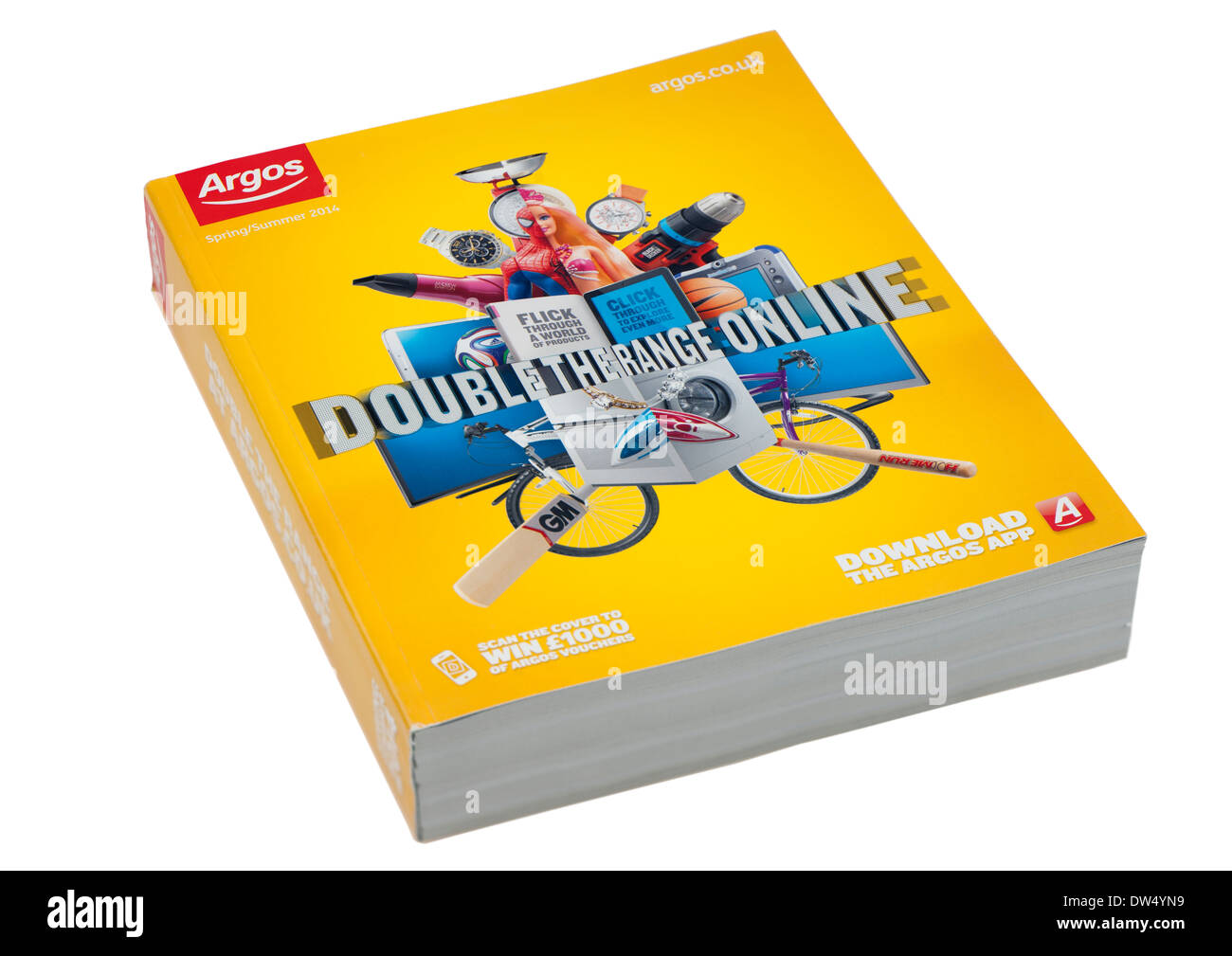 Catalogue Argos de printemps été 2014 Banque D'Images