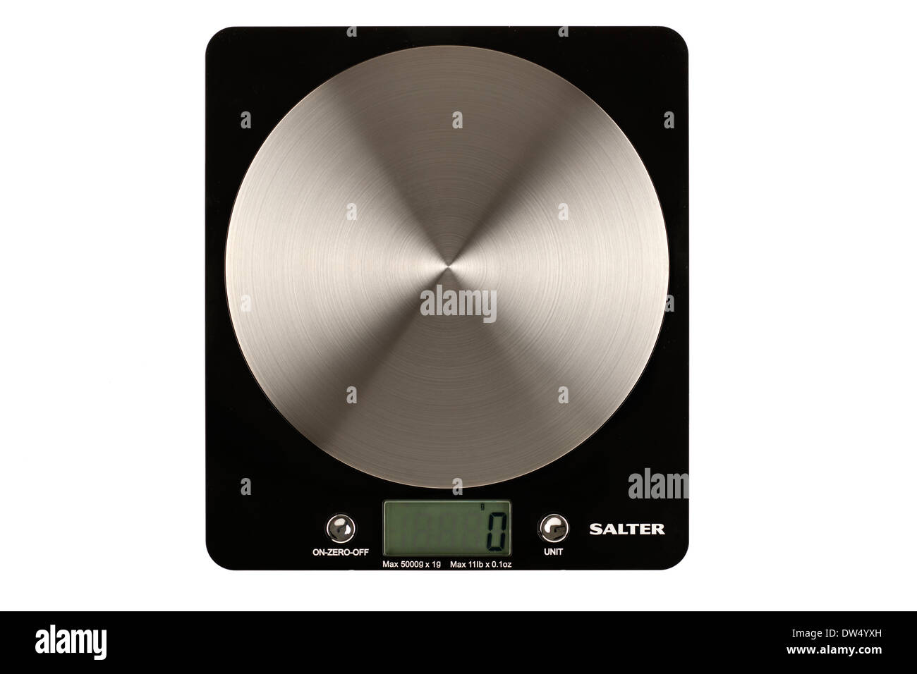 Type de disque Salter balances de cuisine électronique Banque D'Images