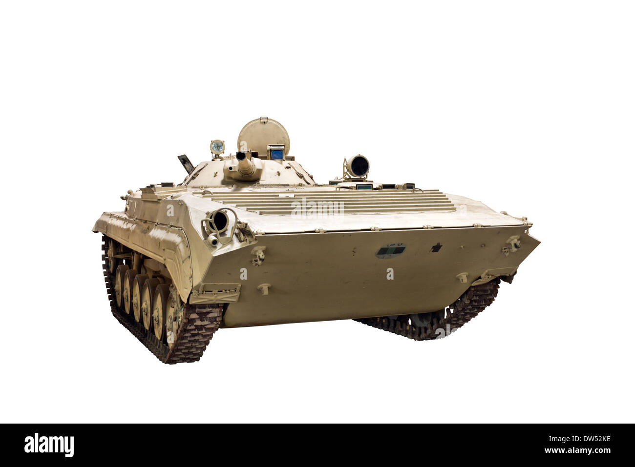 Une coupe d'un BMP 1 chenilles soviétique de combat d'infanterie, un croisement entre un véhicule blindé et un char léger Banque D'Images
