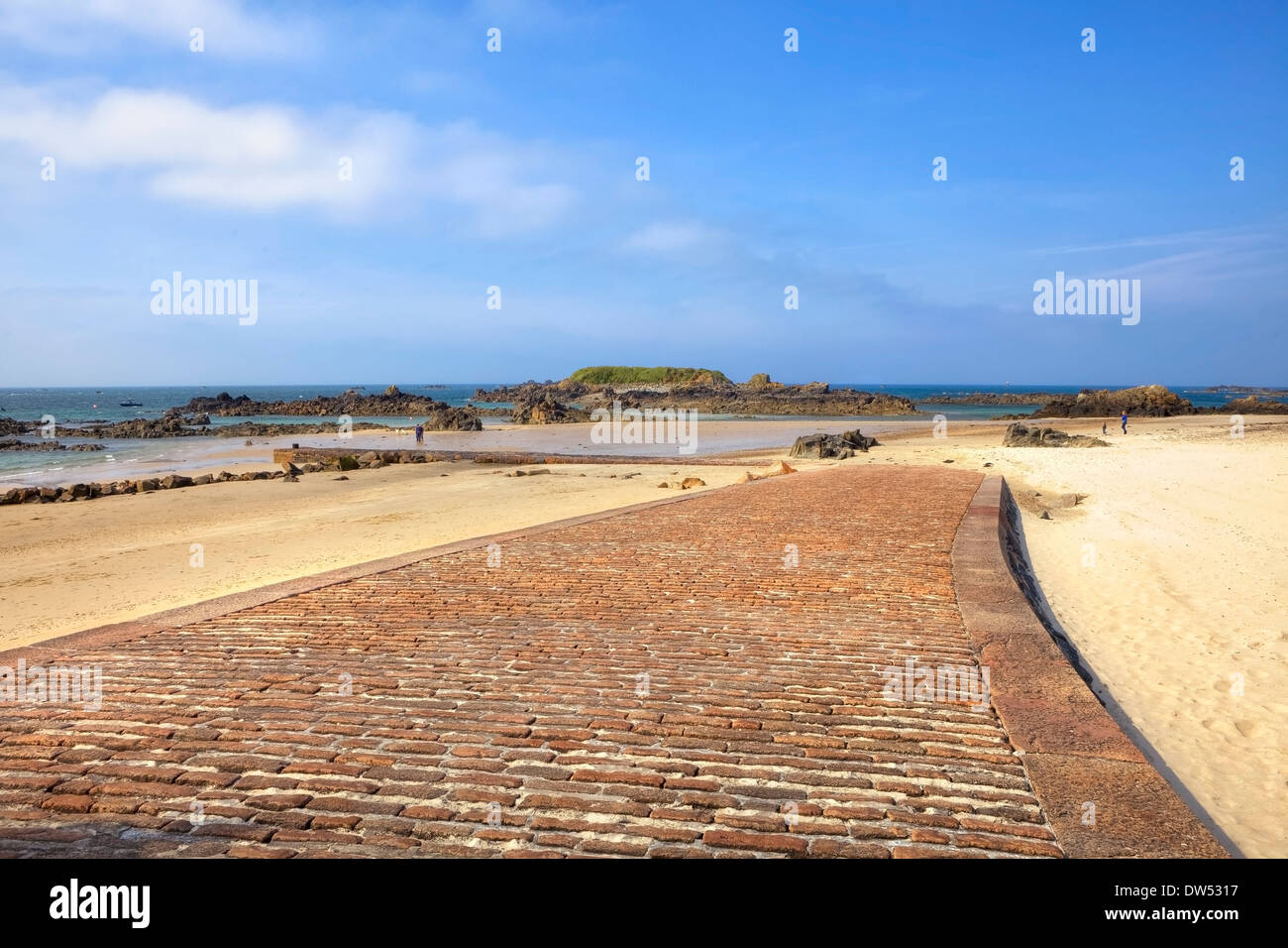 Green Island St Clement Banque D'Images