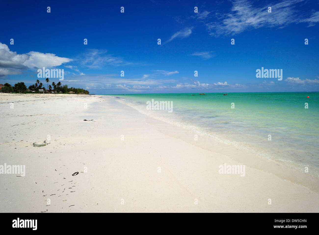 Plage De La Partie Sud Est De Zanzibar Lîle La Plus Grande