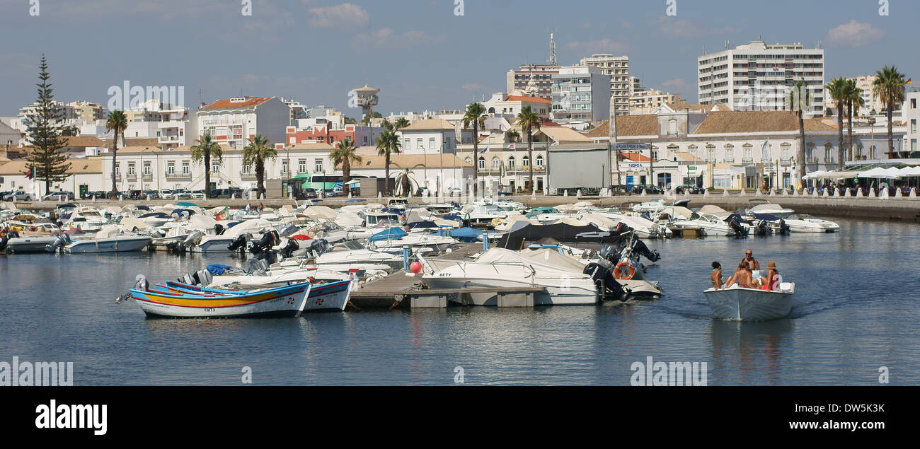 Port de Faro Algarve portugal. Banque D'Images