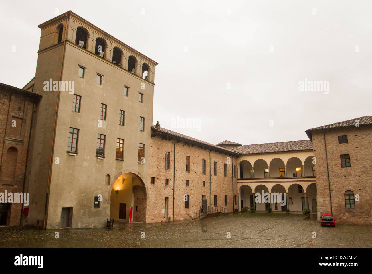 Le Palais Farnèse à Plaisance, Émilie-Romagne, Italie Banque D'Images