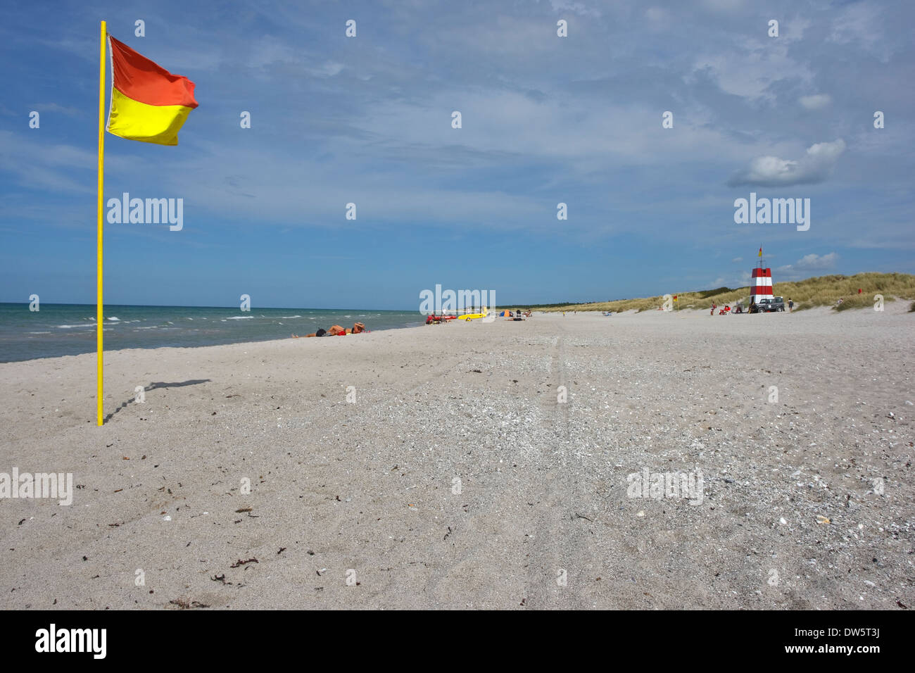 Drapeau de baignade de plage Banque de photographies et d’images à — free download