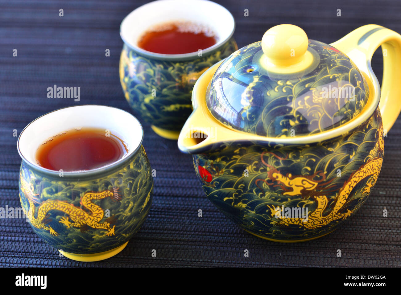 Ensemble de thé chinois Banque D'Images