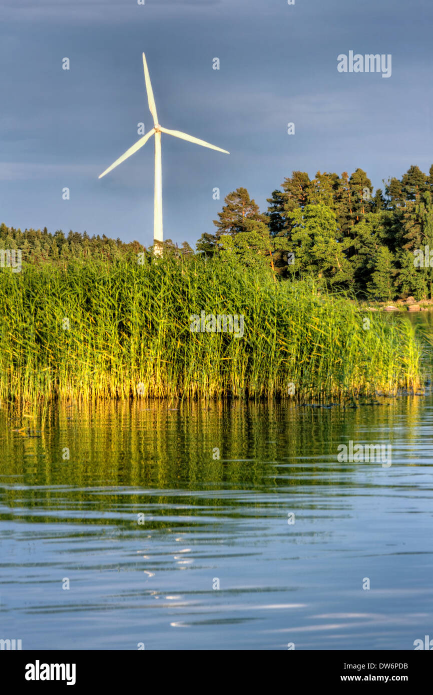 Arrière-plan de l'énergie éolienne Banque D'Images