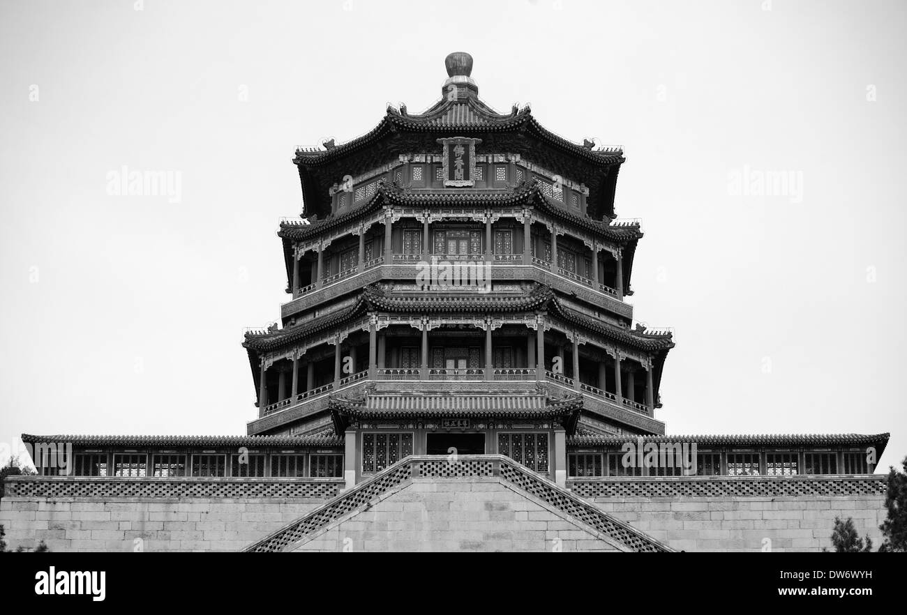 L'architecture ancienne libre à Beijing. Banque D'Images