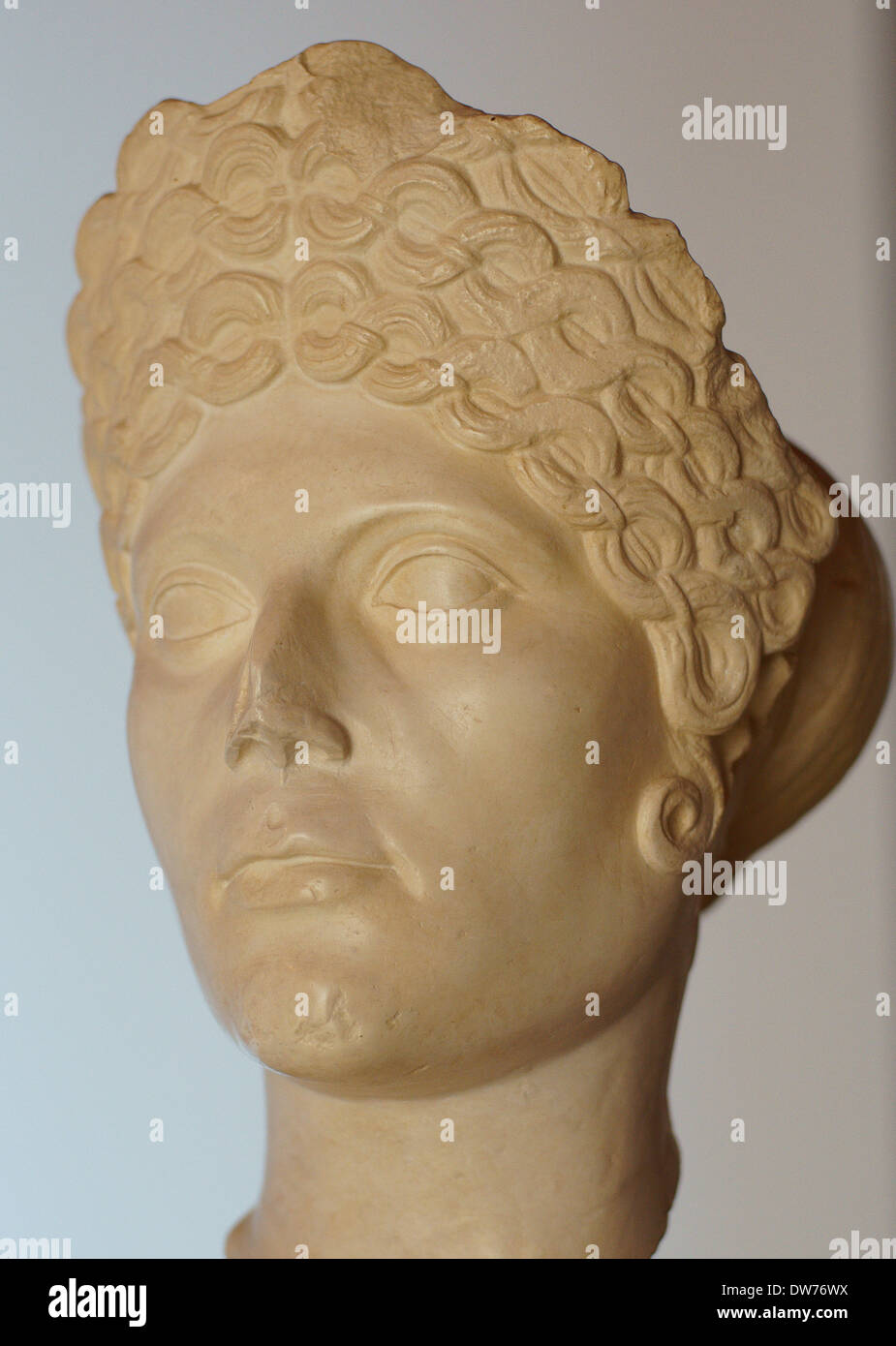 Sculpture femme noble romain du 2e A.D. Banque D'Images