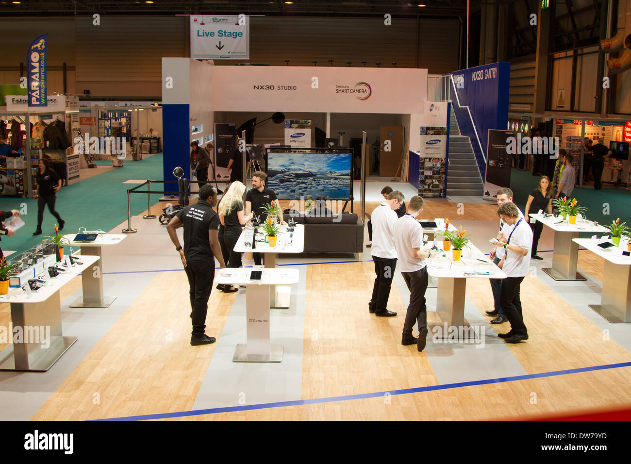 Birmingham, UK. 1er mars 2014. La photographie le spectacle au NEC de Birmingham montrant pendant quatre jours à l'affiche et toutes les grandes manufactures afficher leurs nouveaux produits et des conférences de professionnels de la photo Credit : Steven re/Alamy Live News Banque D'Images