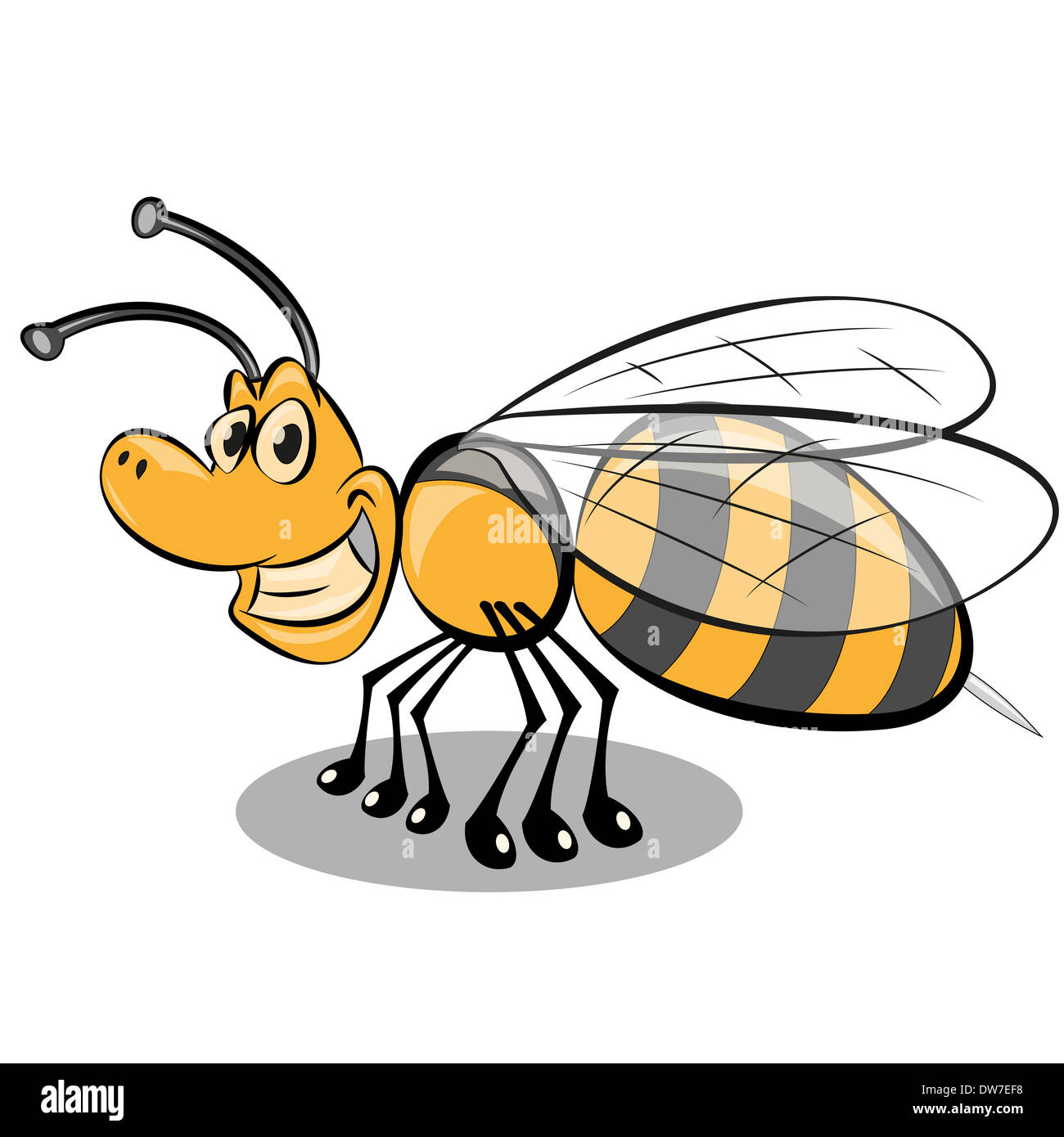 icône de l’abeille Banque D'Images