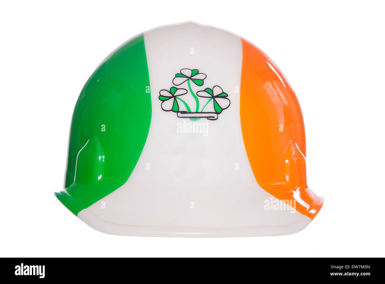 Découpe du casque de sécurité irlandais Photo Stock - Alamy