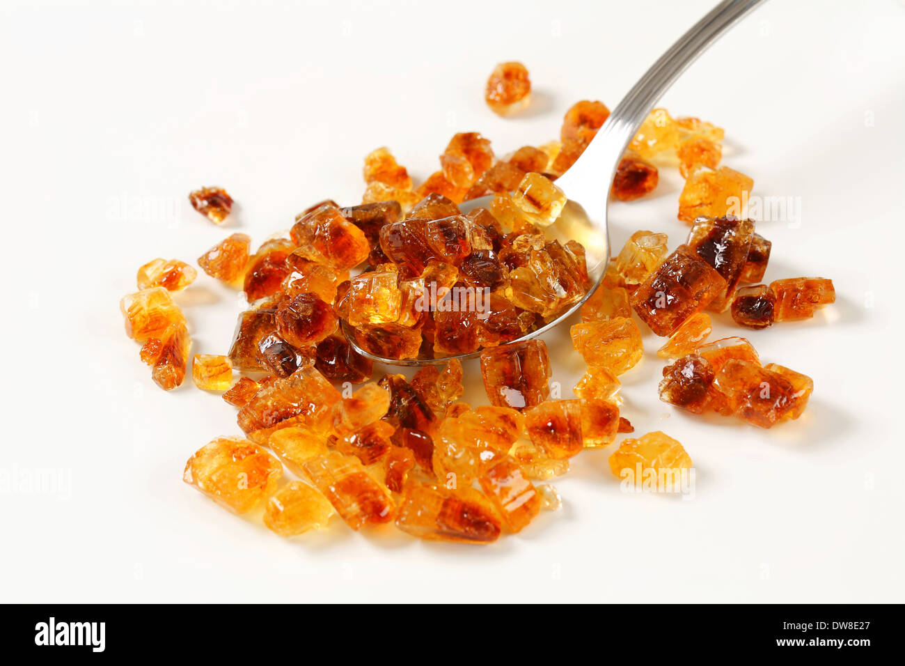 Rock candy brun avec une fine saveur caramel Banque D'Images