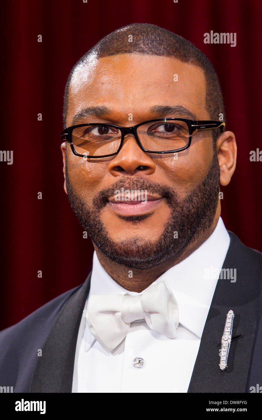 TYLER PERRY 86E AWARDS RED CARPET LOS ANGELES USA 02 Mars 2014 Banque D'Images TYLER PERRY 86E AWARDS RED CARPET LOS ANGELES USA 02 Mars 2014 Banque D'Images