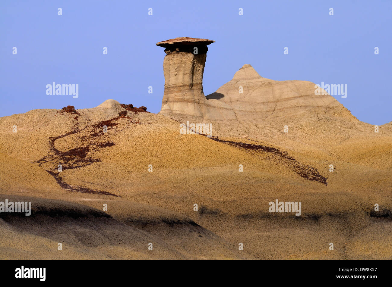 Hoodoo Badlands et coloré, Ah-Shi Sle-Pah- Banque D'Images