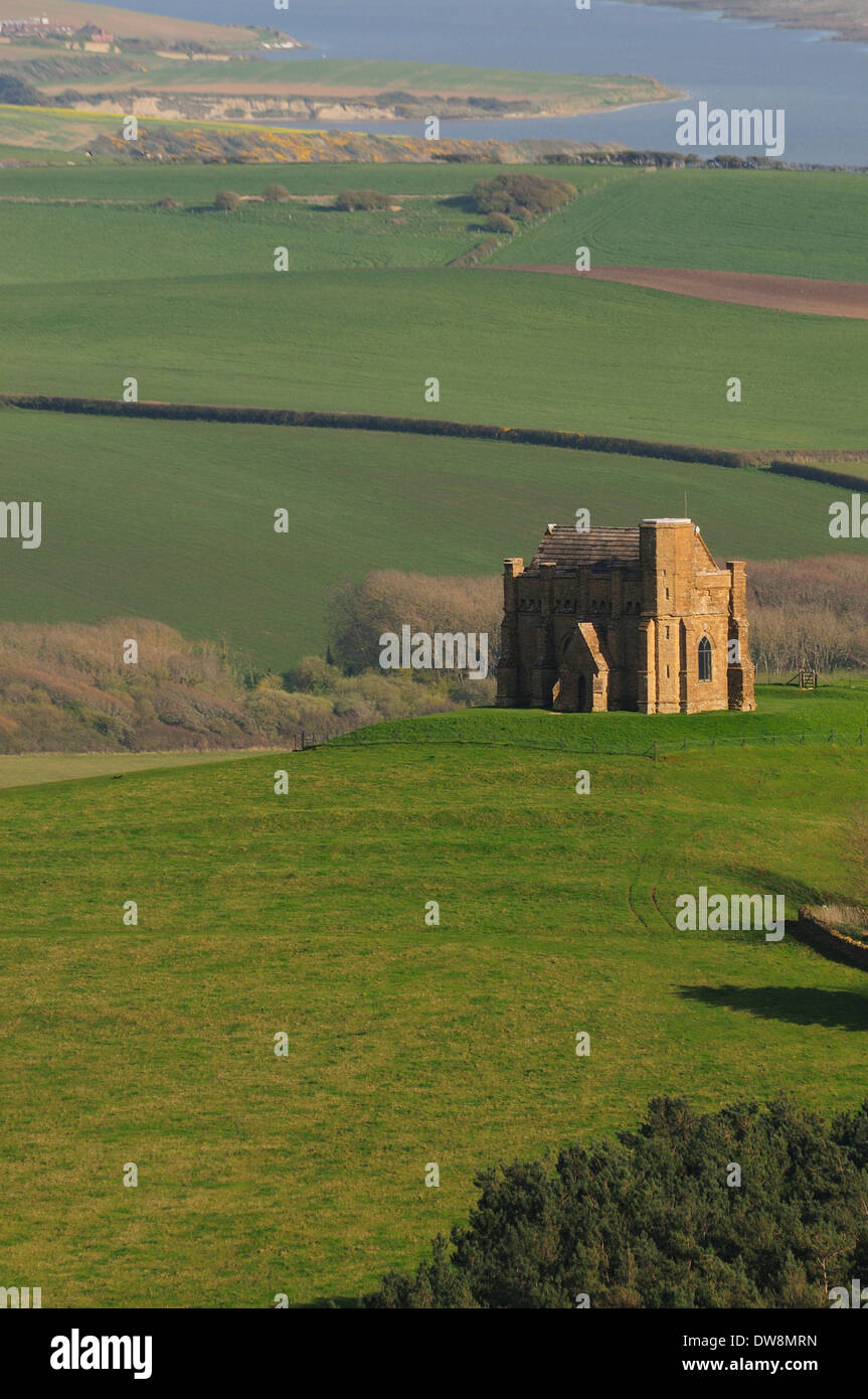 Vue de la Chapelle St.Catherines Abbotsbury Dorset UK Banque D'Images