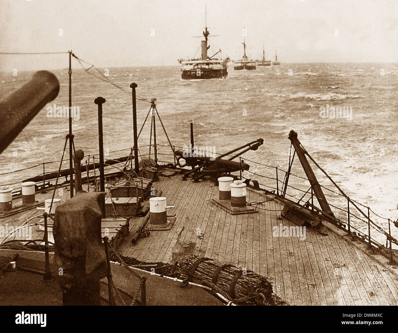 WW1 Navires de patrouille en mer du Nord 1914 - 1918 Banque D'Images