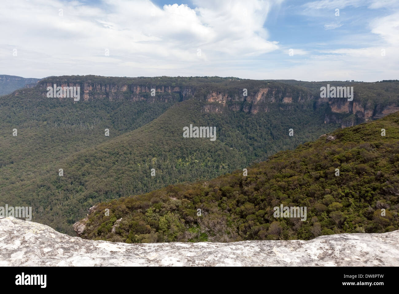 Blue Mountains, Sydney du Kings Tableland Lookout Banque D'Images