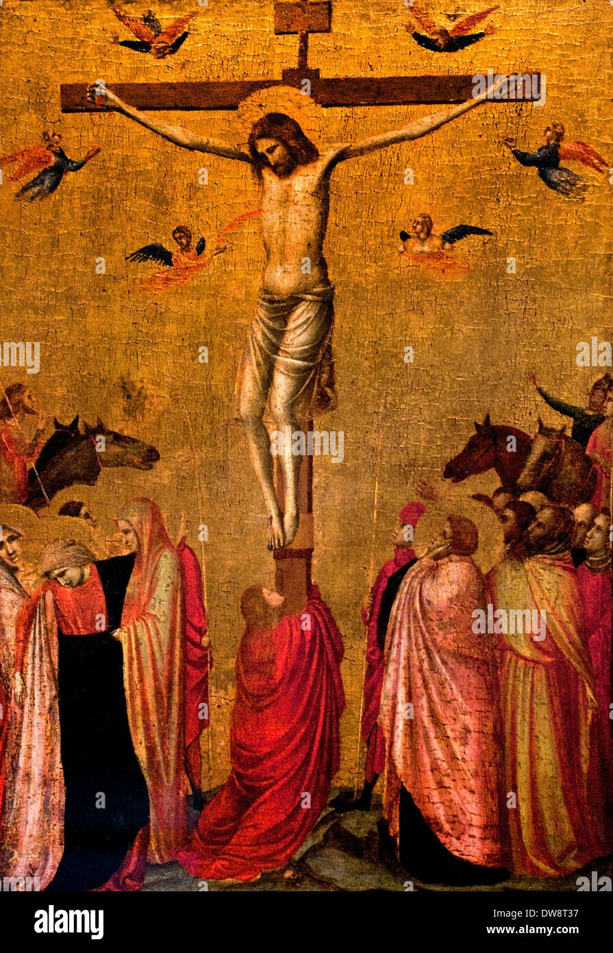 Crucifixion Giotto 1320 Italie italien 1267-1337 Banque D'Images