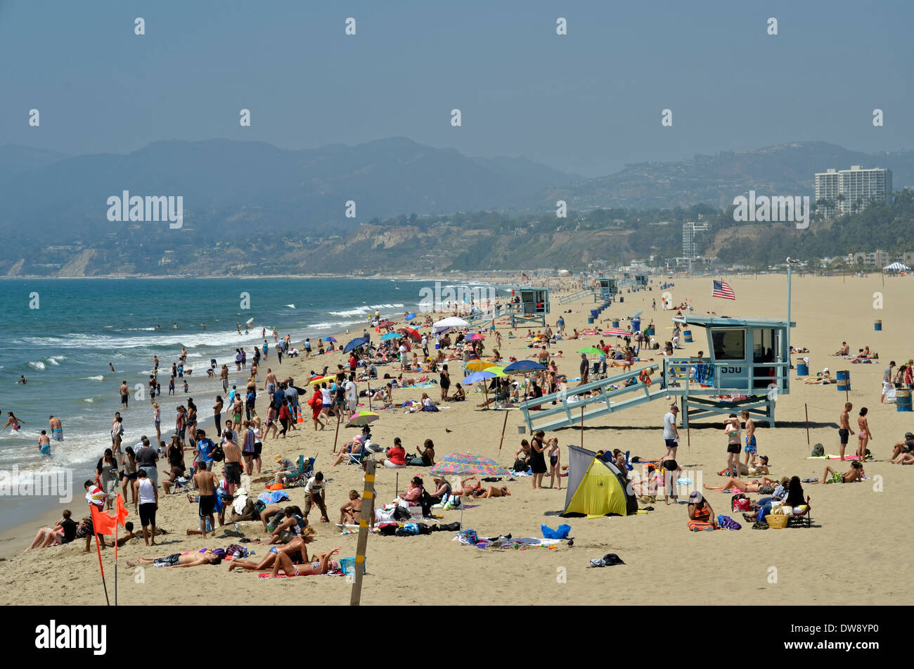 Santa Monica, Californie Banque D'Images