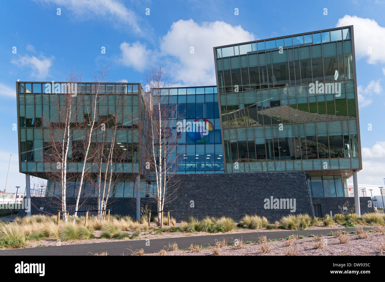 British Telecom Construction de South Shields North East England UK Banque D'Images