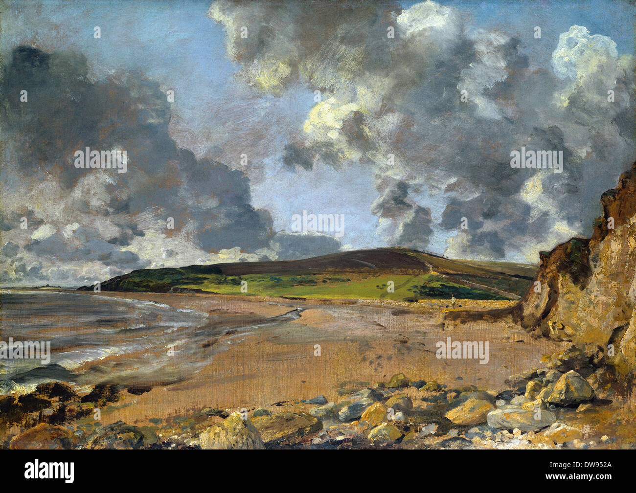 John Constable - Weymouth Bay : Bowleaze Cove et Jordon Hill - National Gallery London Banque D'Images
