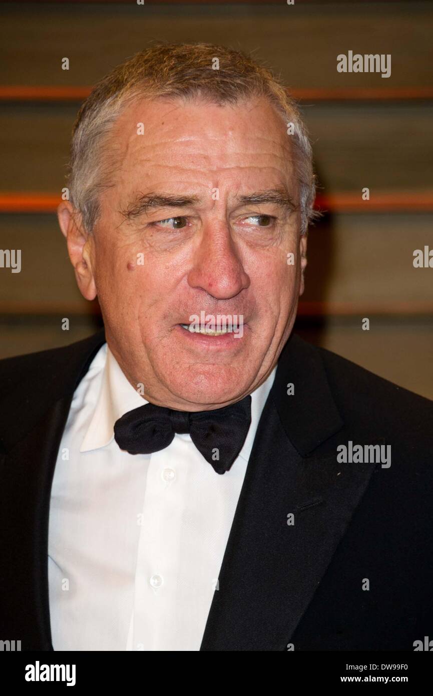 ROBERT DE NIRO 2014 VANITY FAIR LOS ANGELES USA 03 Mars 2014 Banque D'Images