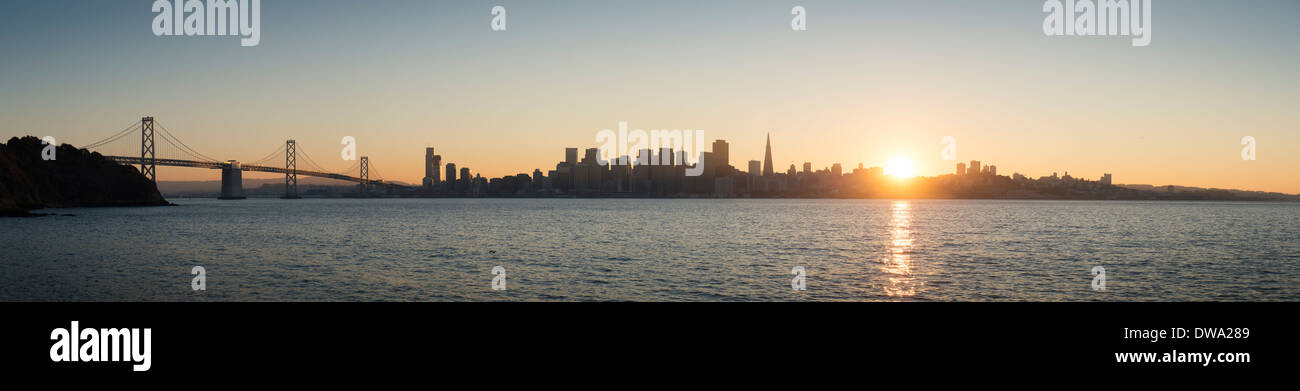 Vue panoramique sur le Golden Gate Bridge, San Francisco, California, USA Banque D'Images