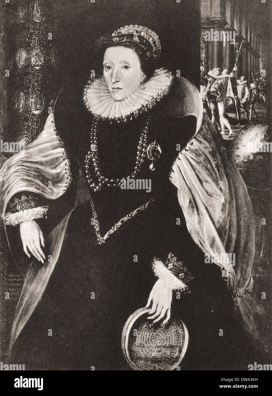 Elizabeth I, 1533 - 1603, reine d'Angleterre et l'Irlande. Banque D'Images