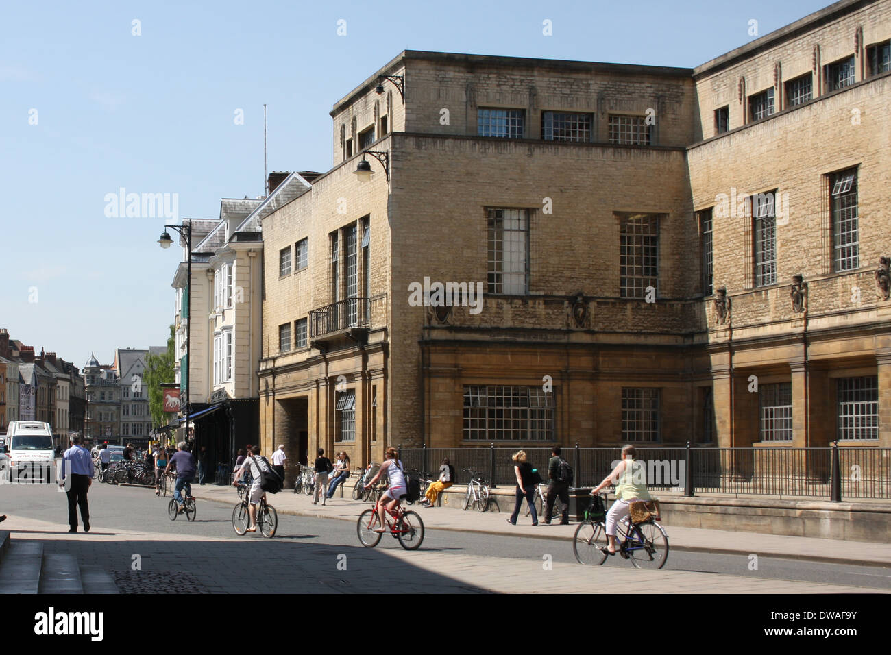 Bâtiments dans Broad Street Oxford UK Banque D'Images