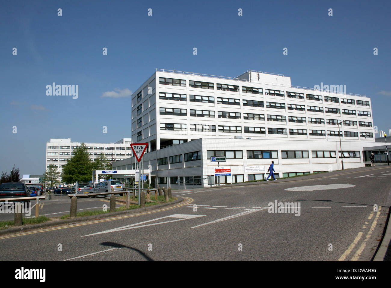 L'aile de maternité au John Radcliffe Hospital à Oxford en Angleterre. Banque D'Images