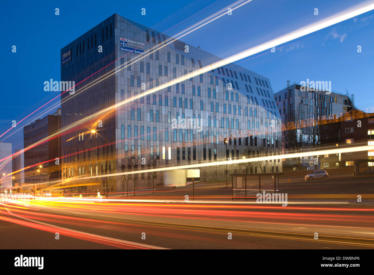La Newcastle University Business School Banque D'Images