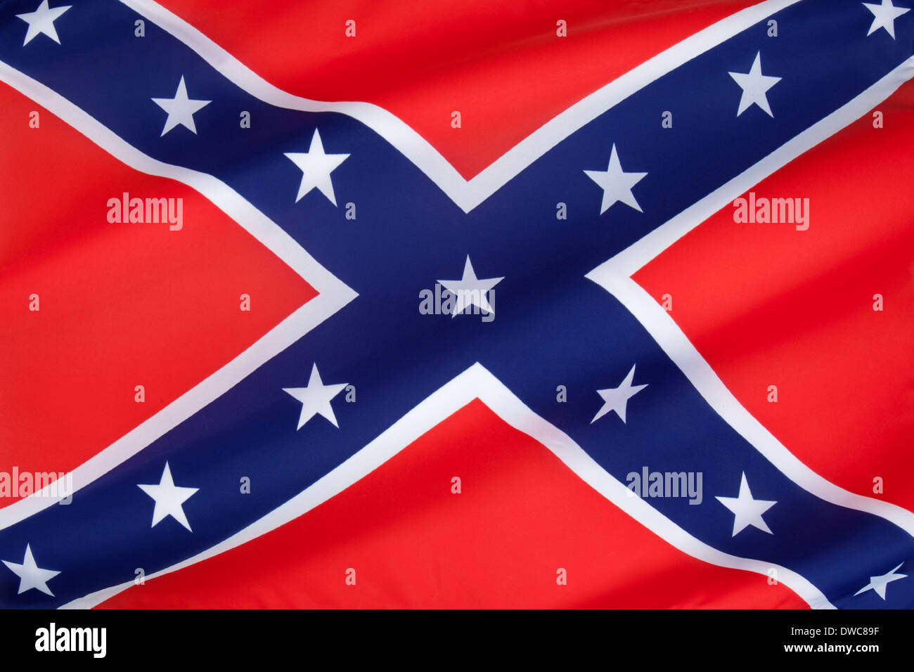 Bataille de l'Armée confédéré drapeau - United States Banque D'Images