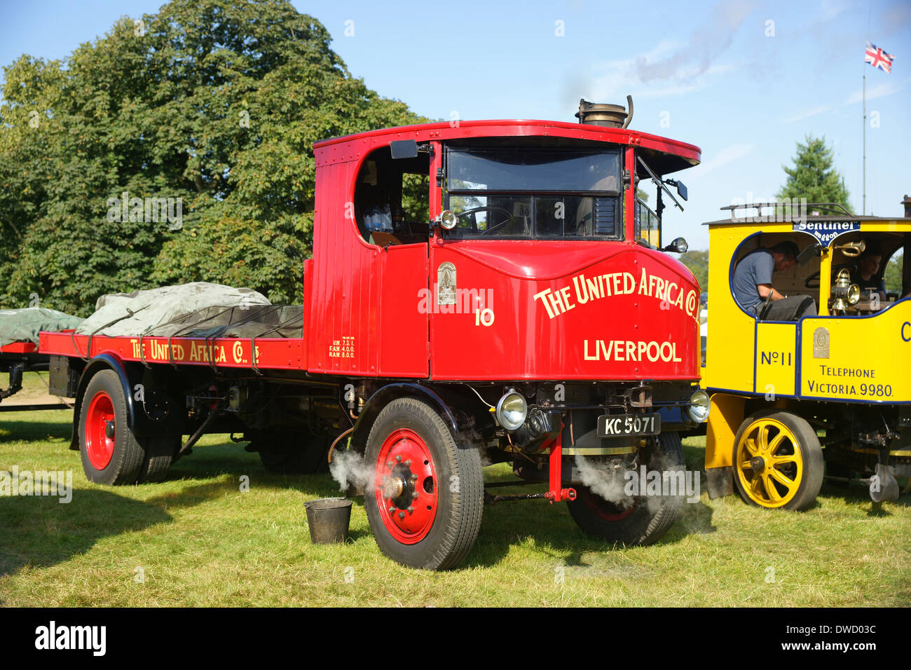 1924 Sentinel Super Camion à vapeur 5256 à 2012 rallye vapeur Bedford Banque D'Images