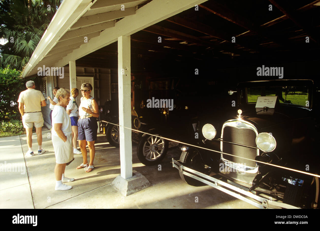 Au garage Ford Accueil / HIVER Estate, Ft. Meyers, en Floride, aux États-Unis. Banque D'Images