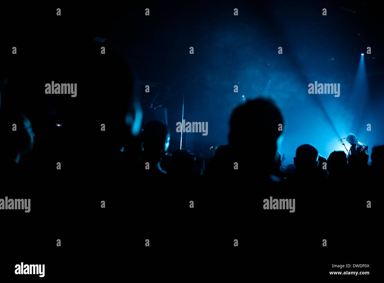 Thessalonique, Grèce . Le 05 Mar, 2014. Le groupe de rock américain originaire de San Francisco, Californie, Black Rebel Motorcycle Club effectue à Thessalonique, Grèce le 5 mars 2014. Credit : Konstantinos Tsakalidis/Alamy Live News Banque D'Images