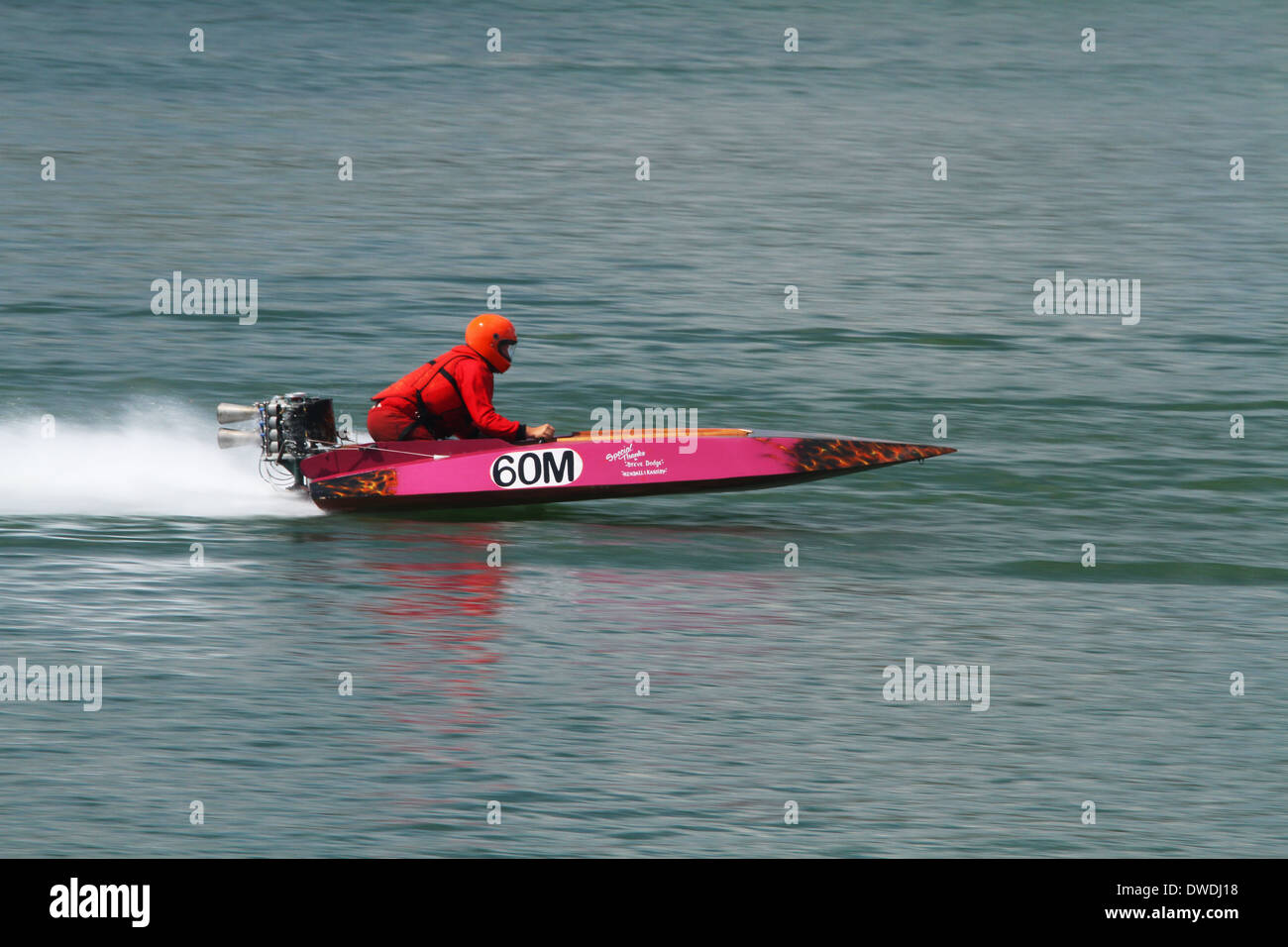 Course de bateau. Banque D'Images