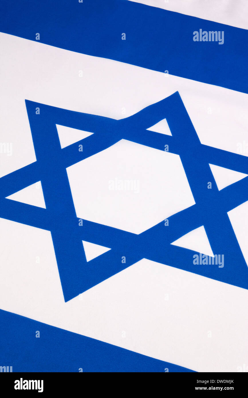 Le drapeau d'Israël Banque D'Images