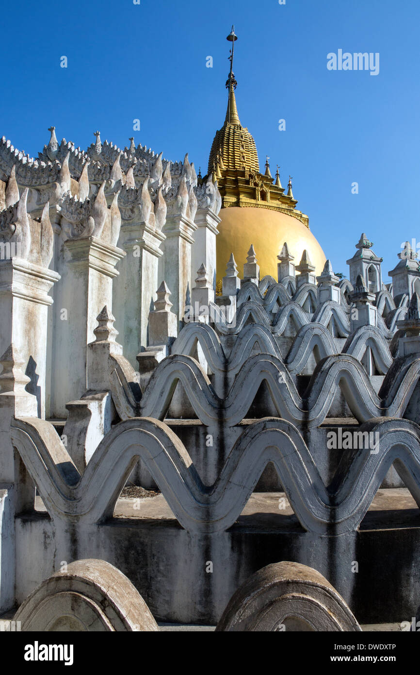 Sunamuni Temple bouddhiste près de Bago au Myanmar (Birmanie). Banque D'Images