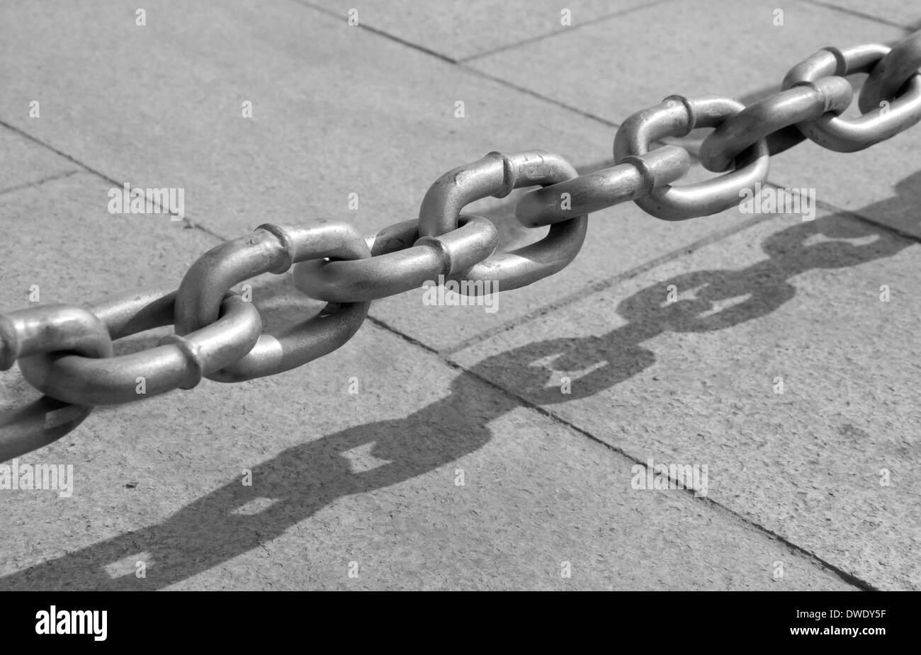 chaîne de fer Banque D'Images