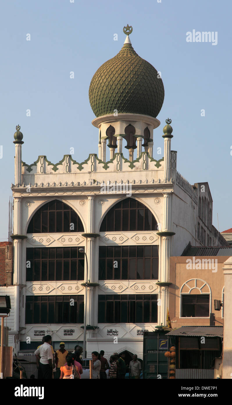 Sri Lanka, Colombo, Fort, Jummah Mosque, Banque D'Images
