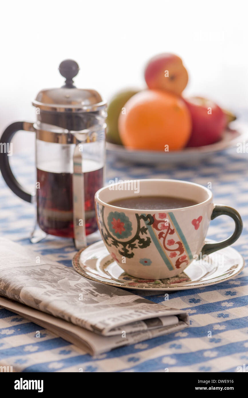 Café du matin Banque D'Images