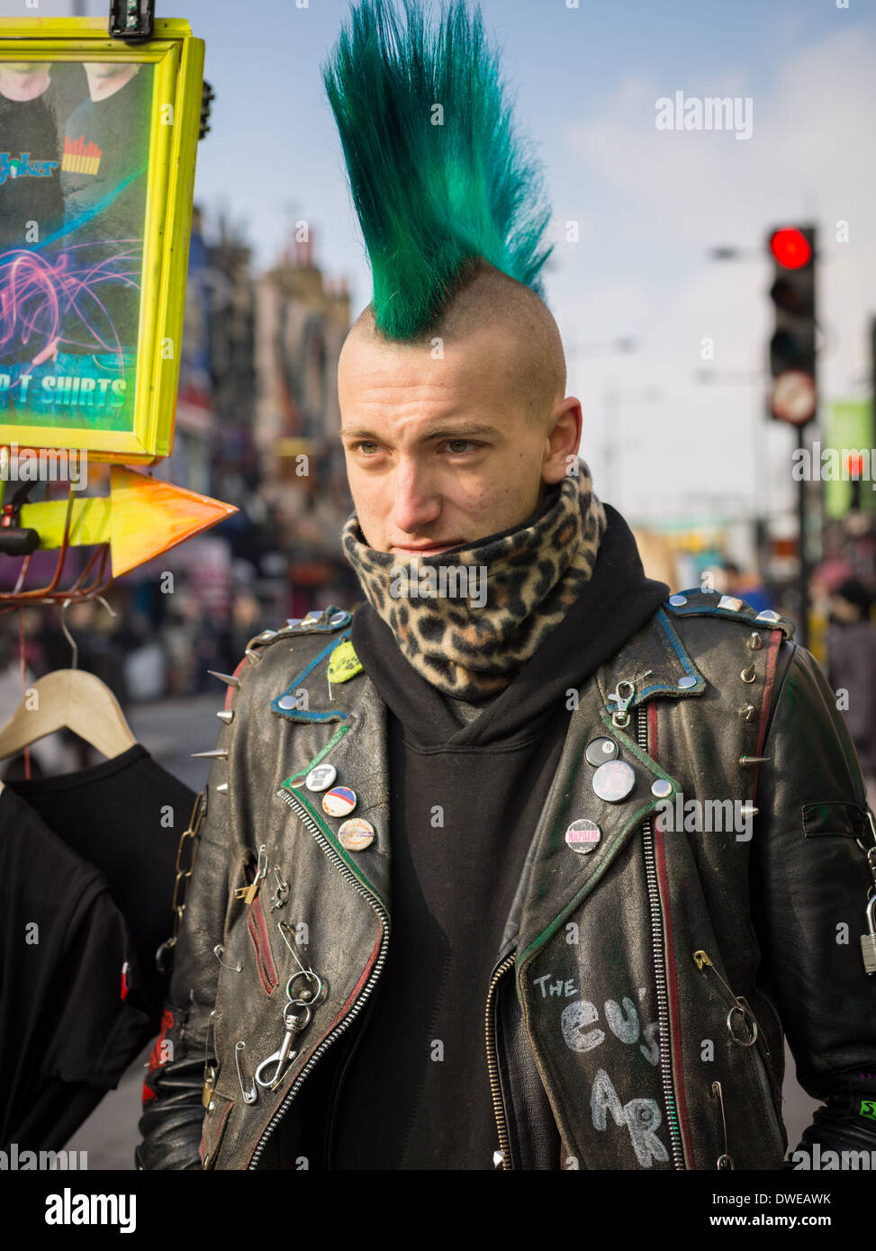 Punk de Londres Banque D'Images