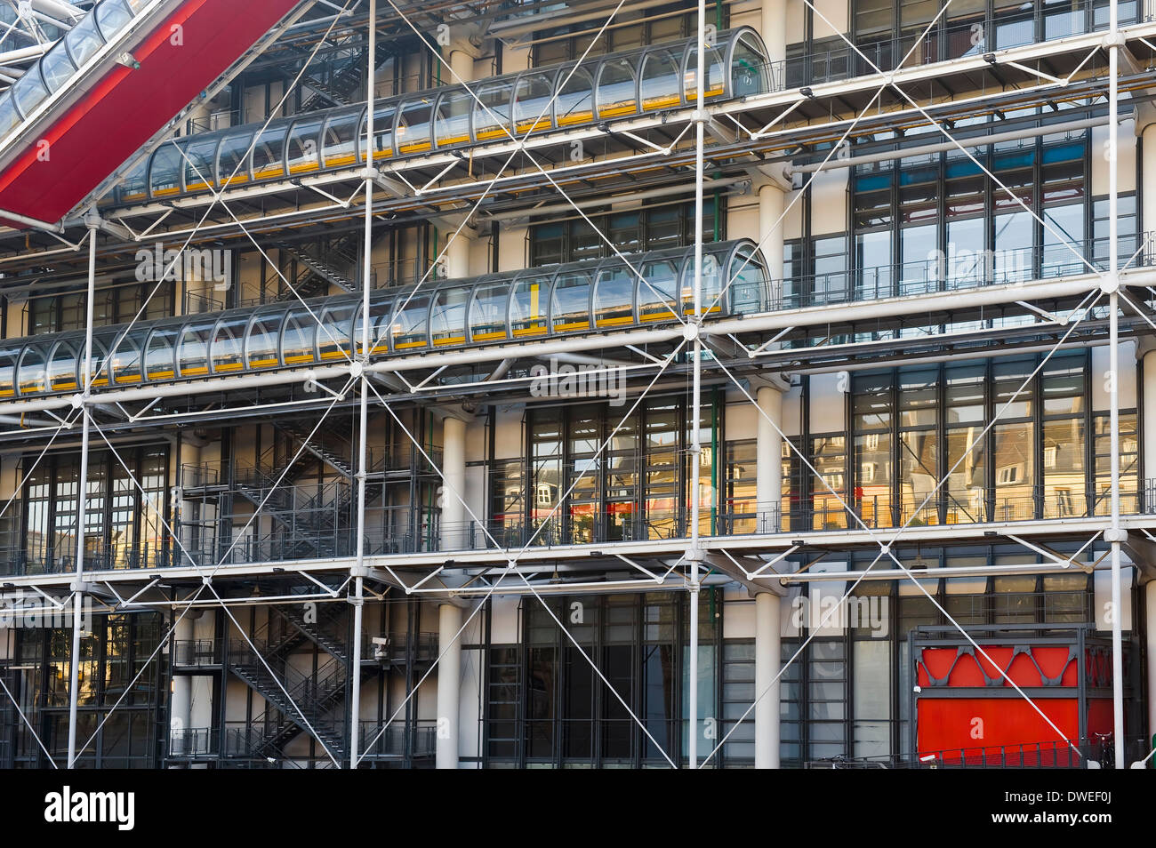 Centre Pompidou, Paris Banque D'Images
