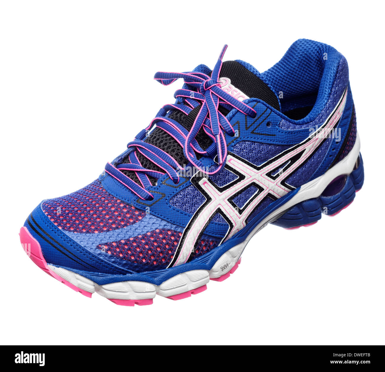 Bleu et rose Asics Gel Pulse 5 chaussures de course Photo Stock - Alamy